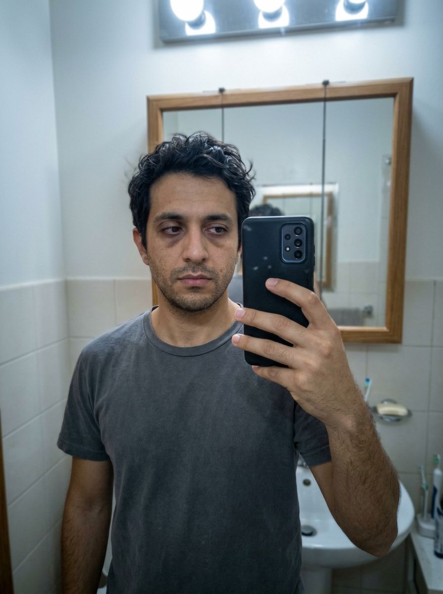 Ein ganz gewöhnliches Handy-Selfie