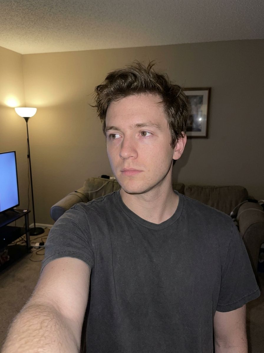 Ein ganz gewöhnliches Handy-Selfie